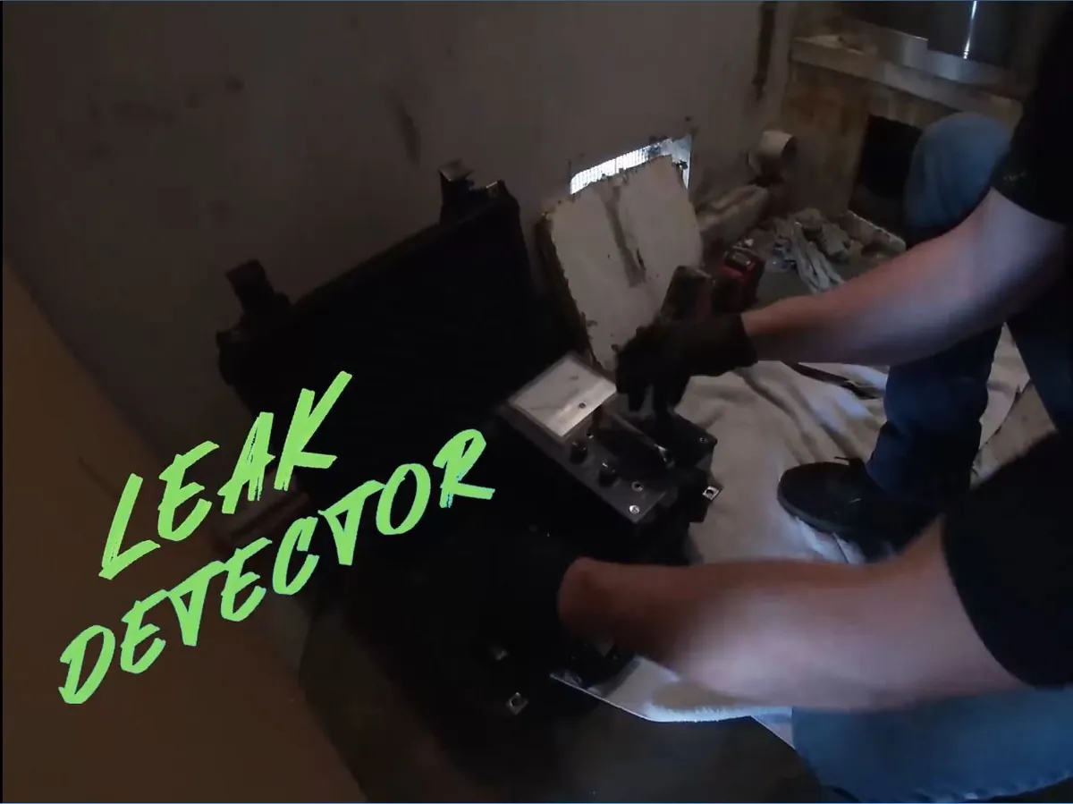 Electronic leak detector checking a plumbing line – Mission Viejo Homeowner's Guide to Slab Leak Repair Costs for Mission Viejo, CA homes